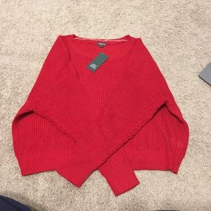 Cropped Red Sweater